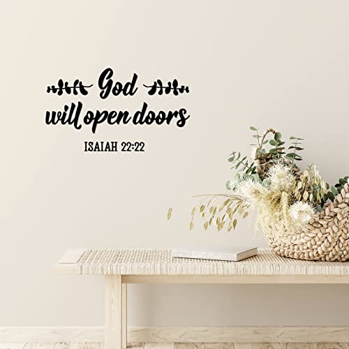 Sabary 12 Pcs Bible Verse Wall Decals Stickers Religious Scripture Wall Art Decor Inspirational Quotes Christian Peel and Stick Motivational Decor for Bedroom Living Room(Vintage Style) - Image 3