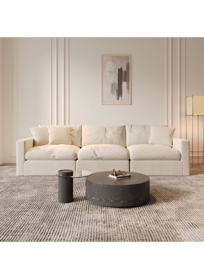 Baytonia Cloud single sofa without arms - cream - Image 5