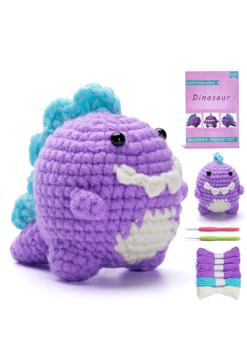 Barakah Crochet Kit for Beginners, Animal Kit, Beginner Starter Knitting with Yarn - Image 1