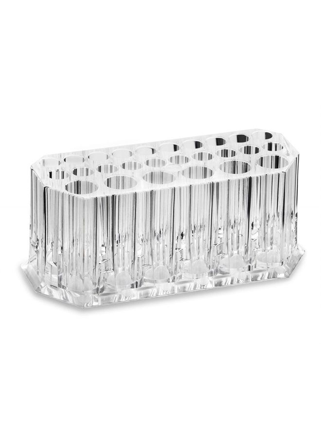 BY ALEGORY byAlegory Acrylic Makeup Finger Nail Art Tool Organizer 26 Spaces For Storing Beauty Nail Art Kit Tools - Clear - Image 2