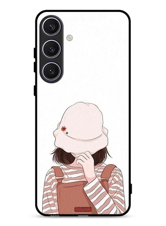 Tolwak Samsung Galaxy S25 FE Protective Case Cover Hide Face By Hat - Image 1