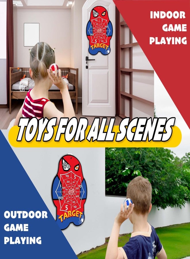 PHOSEA Dartboard for Kids 6-12 Years Old,Spider Toy Games for Kids,Birthday Toys Gift for 6 7 8 9 10 12 Years Old Boys Girl,Dartboard Office Toys,juegos para niños,Birthday Party Games Carnival Party Games - Image 5