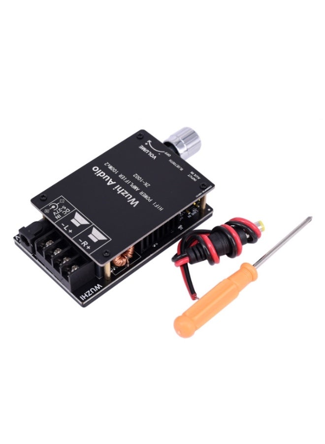 Wuzhi ZK-1002 100W X 2 HIFI High Fidelity High Power 2.0 Stereo Bluetooth Digital Power Plate - Image 1