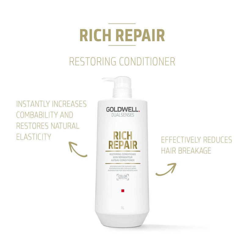 Goldwell Dualsenses Rich Repair Restoring Conditioner 1L - Image 2