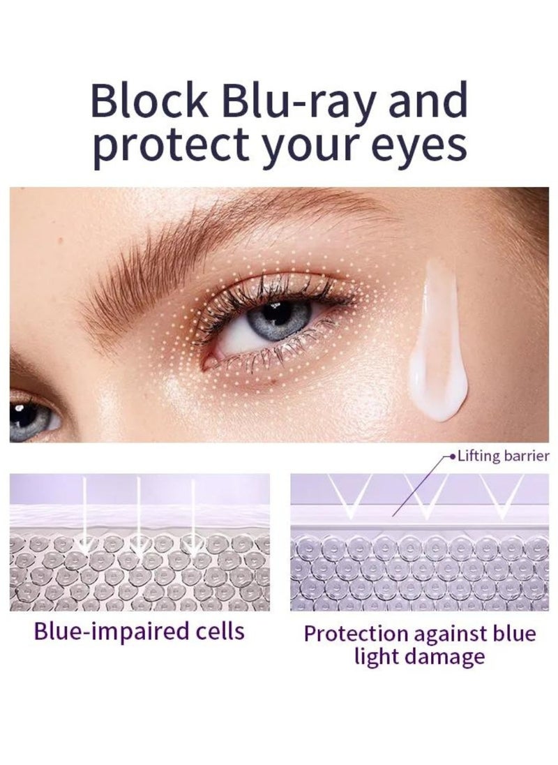 OCHEAL Rapid Wrinkle Repair Eye Cream Wrinkle Smoothing Roll On Eye Massage Eyes Fade Fine Lines Reduce Dark Circles Eye Serum Tighten Eye Bags Puffiness Improve Elasticity Eye Treatment Cream 20g  - Image 5
