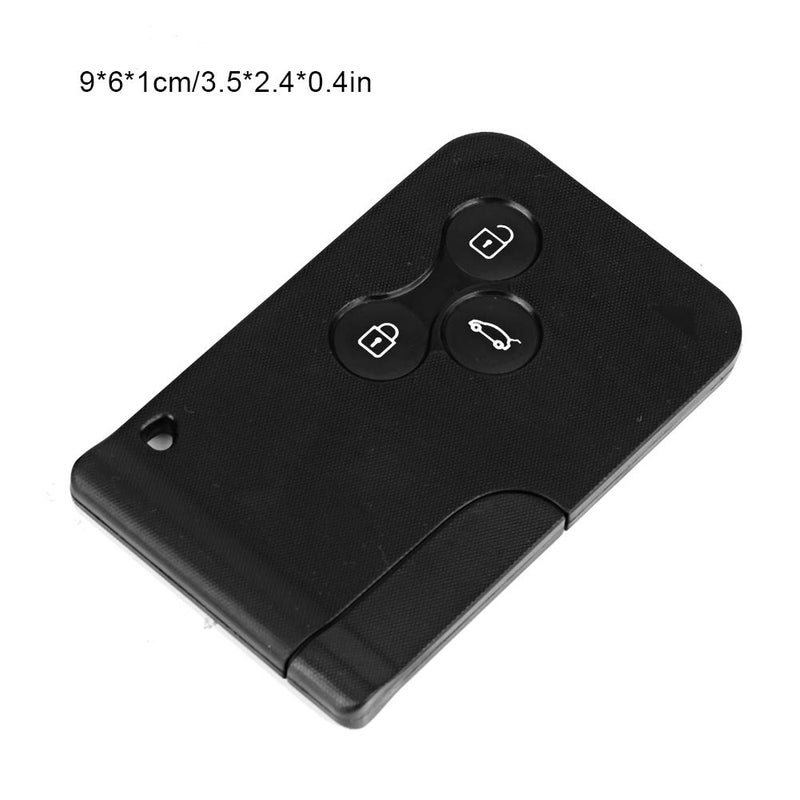 ABS Smart Key Card Cover Replacement 3 Button Remote Control for Clio Megane Koleos - Image 3