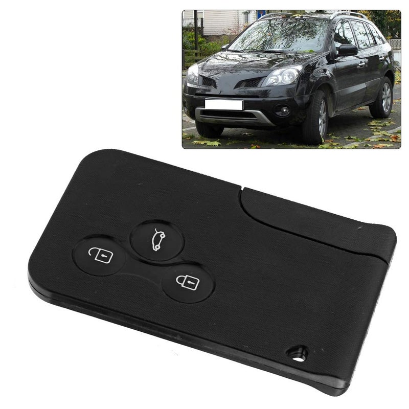 ABS Smart Key Card Cover Replacement 3 Button Remote Control for Clio Megane Koleos - Image 4