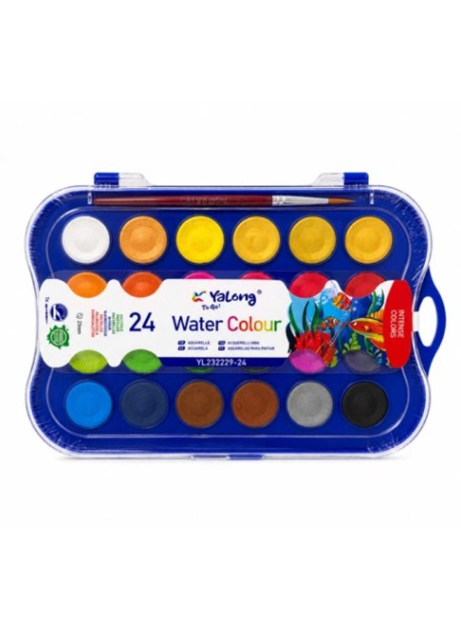 Watercolour Dry Powder | 24 Colors