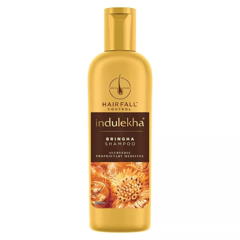 Indulekha Bringha Anti Hair Fall Shampoo (Hair Cleanser) 200ml, 6.76 oz - Image 1