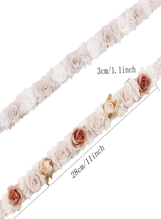 BFNAAgirl Hairband, New Model Children Girl Lace Flower Headbands, 2pcs Hair Accessories, Gift for Children - Image 4