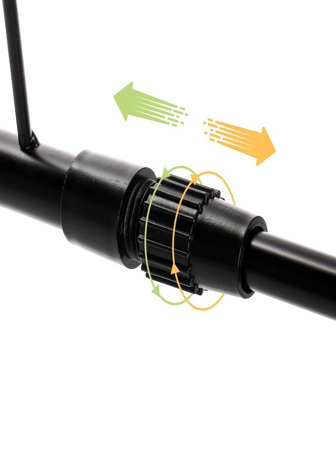 DEAYOU Extendable Microwave Oven Rack, 2-Tier Toaster Stand Utensils Storage with 8 Hooks, Adjustable Kitchen Countertop Organizer Shelf for Air Fryer, Rice Cooker, Spice, 110lbs Weight Capacity - Image 5