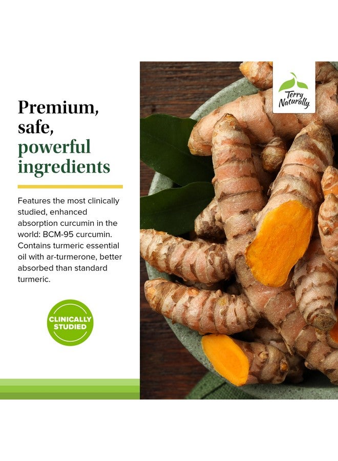 Terry Naturally Curamin Low Back Pain Relief - DLPA & Curcumin Supplement for Relief Support - Enhanced Absorption Curcumin Formula - Herbal Supplement with White Willow & Boswellia - 60 Capsules - Image 5