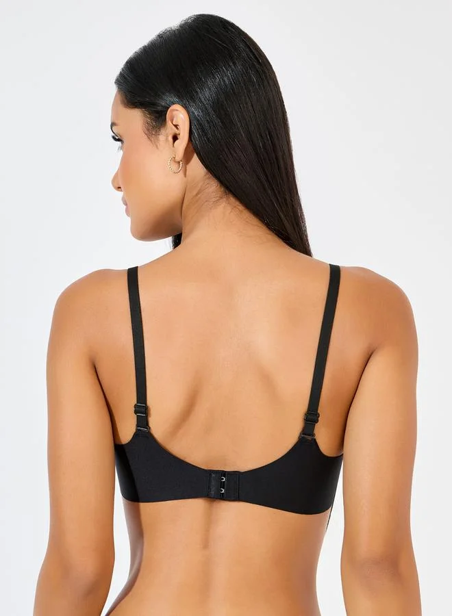 Styli Pack of 2 - Padded Non Wired Bonded T-Shirt Bra