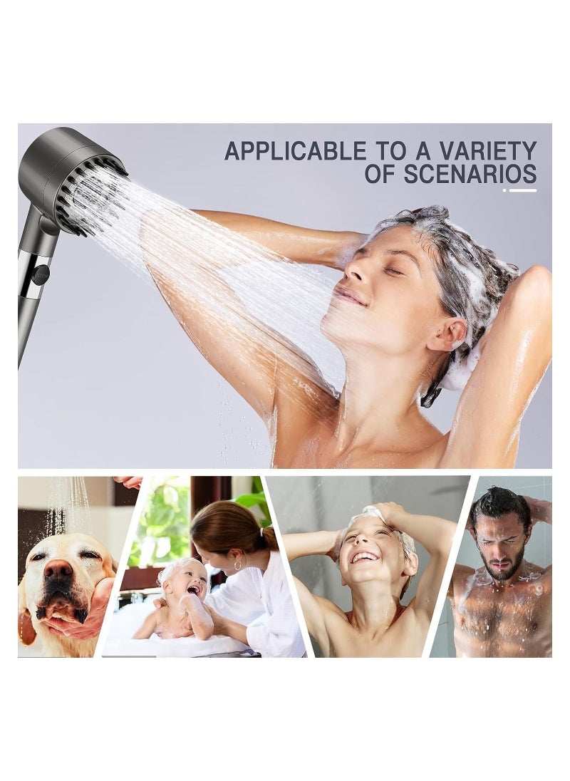 RATSAW - Shower Head High Pressure 4 Mode Rain Electric Shower Handheld Shower Head Adjustable Massage SPA Handheld Shower Head Latest Powerful Shower Head - Image 1