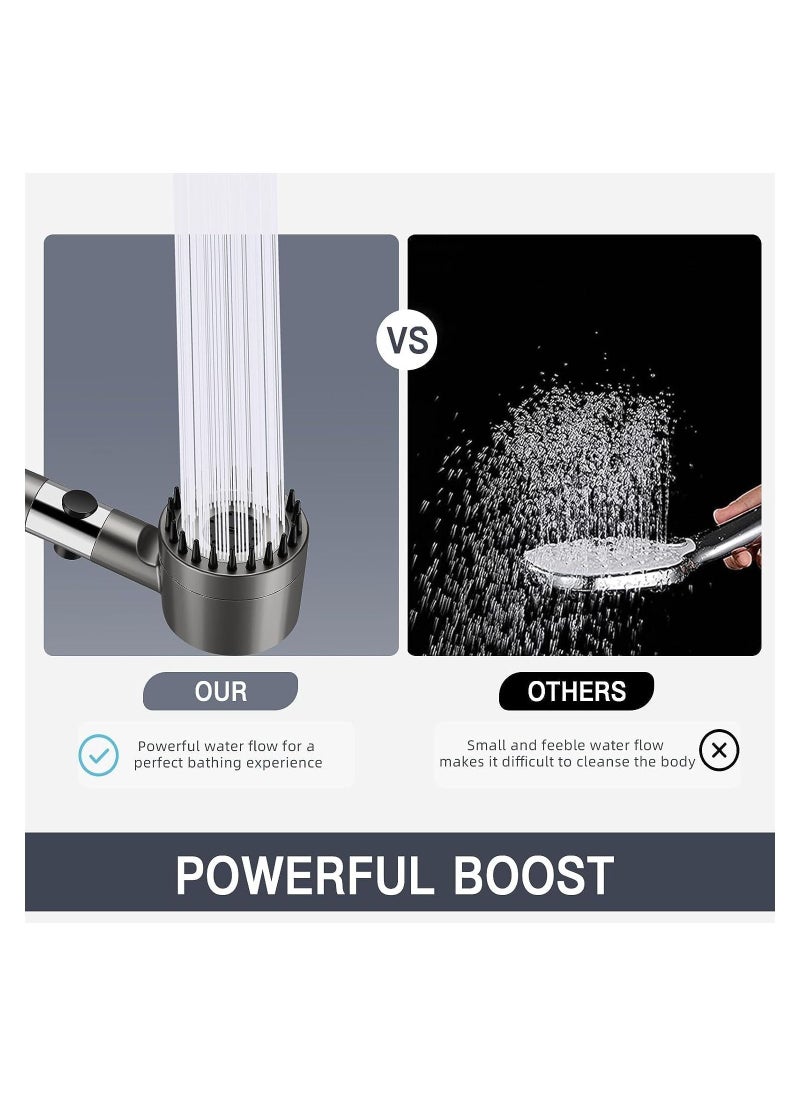 RATSAW - Shower Head High Pressure 4 Mode Rain Electric Shower Handheld Shower Head Adjustable Massage SPA Handheld Shower Head Latest Powerful Shower Head - Image 1