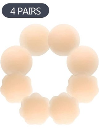 4 Pairs Nipple Covers for Women, Sticky Adhesive Silicone Nipple Pasties, Reusable Pasty Nipple Covers - pzsku/Z2CC131B15DD94BAA3AE7Z/45/_/1685084613/d9309fcd-c77c-45b0-b813-04bc684af4cd