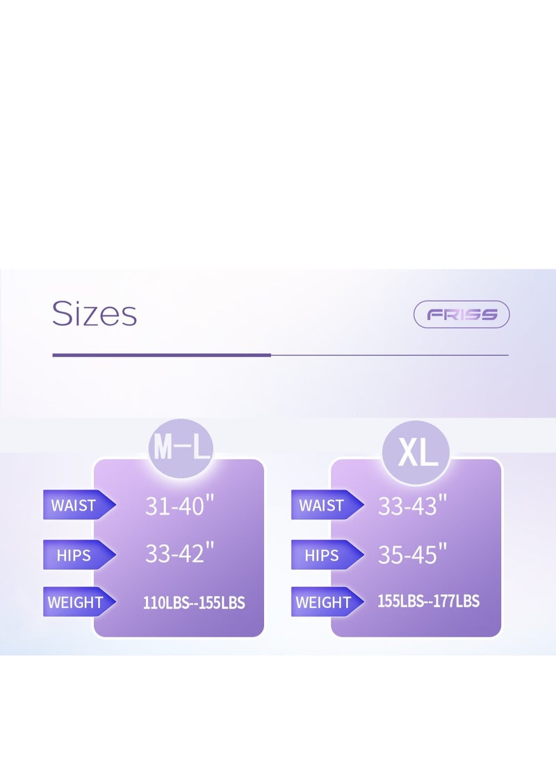 FRISS 25-Pack XL Overnight Period Panties – 100% Leak-Proof Menstrual Underwear for Women, All-Night Comfort & Total Protection - Image 3