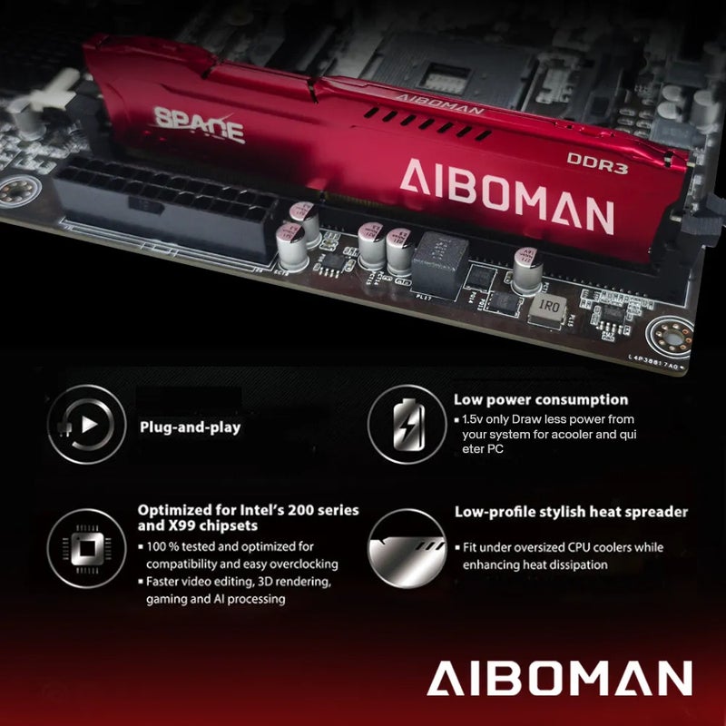 DDR3 Desktop RAM 8GB 1600MHz Memory Module - Image 3