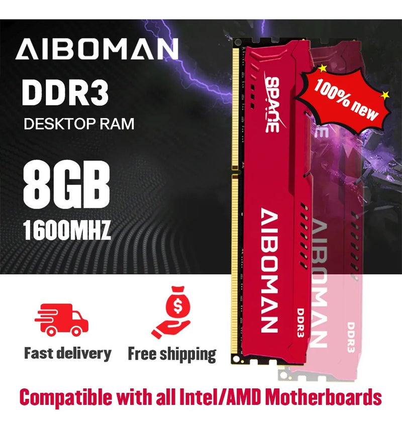 DDR3 Desktop RAM 8GB 1600MHz Memory Module - Image 4