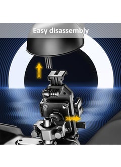 Apera MT32 Motor Motorcycle Bicycle Phone Holder Rain Sunscreen Gopro Mount Damper Shock Absorber  - Image 4