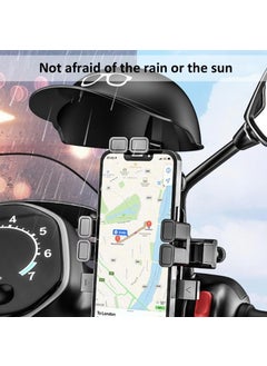 Apera MT32 Motor Motorcycle Bicycle Phone Holder Rain Sunscreen Gopro Mount Damper Shock Absorber  - Image 2
