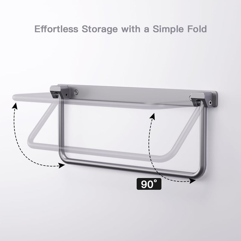 Safoner RV Shoe Storage Solution- Aluminum Camper Shoe Rack, Wall-Mounted Organizer Shelf, Efficient Space-Saving Holder for Various Footwear, Essential Accessories for Travel Trailers- 4 Packs - Image 2