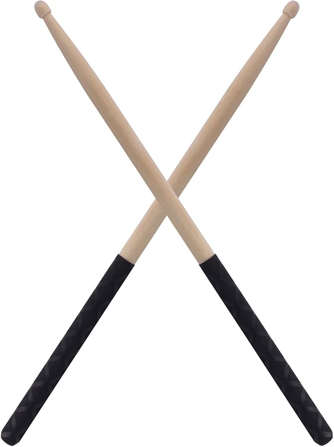 Black Portable Drum Stick Bag Case With 5A Drumsticks Percussion Music Accessories Organizer - Image 4
