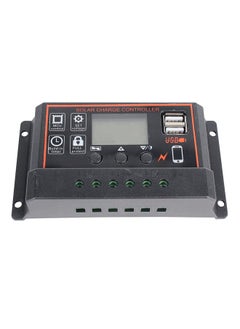 NIBEMINENT Portable 20A Amp Solar Panel Digital Lcd Charger Controller Black  - Image 1