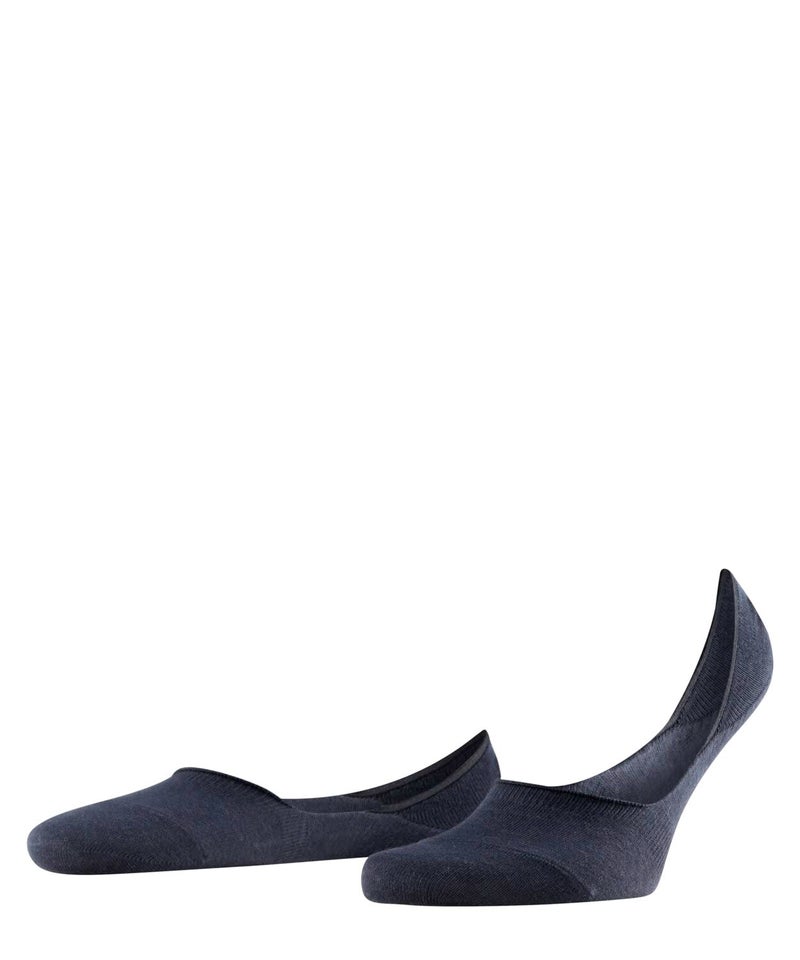 FALKE Men's Step Medium Cut No Show Socks, Sustainable Cotton, Blue (Dark Navy 6375), 8-9, 1 Pair - Image 1