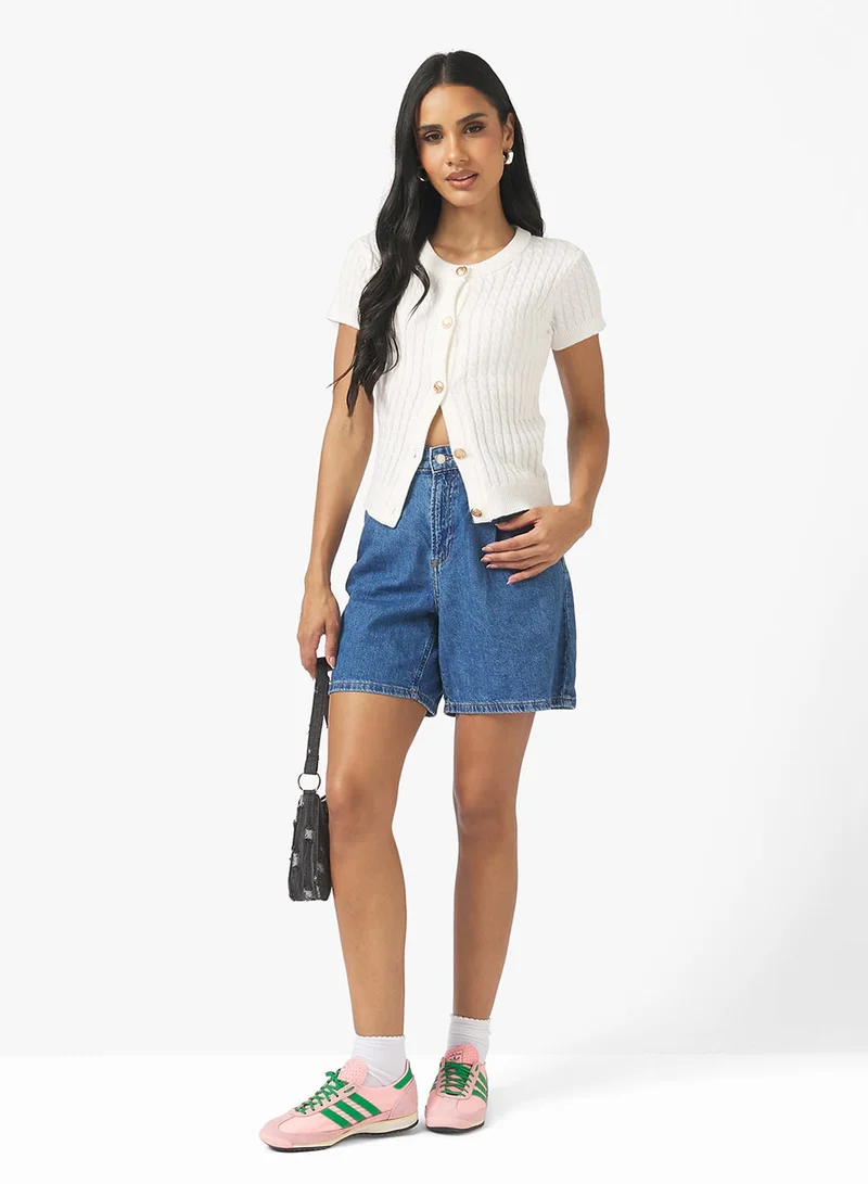 جينجر كارديجان محبوك بأزرار