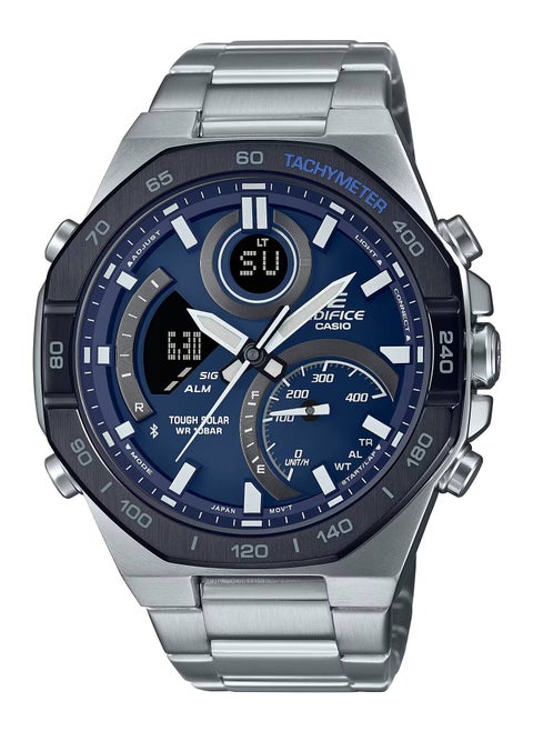 Edifice Analog-Digital Stainless Steel Men's Watch ECB-950DB-2ADF
