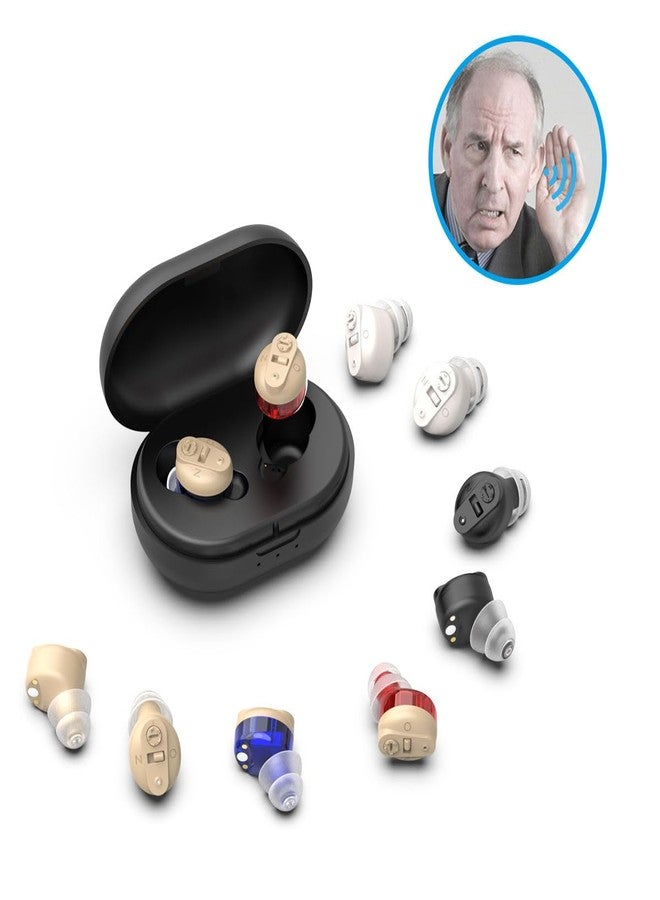 HP SOUND PLUS HEARING AID GM 901 Wireless Ear Bud Sound Enhancement Amplifier Hearing Aid Suitable for upto 65% Hearing Loss for Left & Right Ear Both Side (BLACK) - Image 2