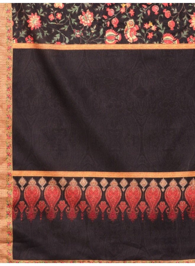 AKS Orange Kurta Set With Digital Printed Dupatta - Image 4