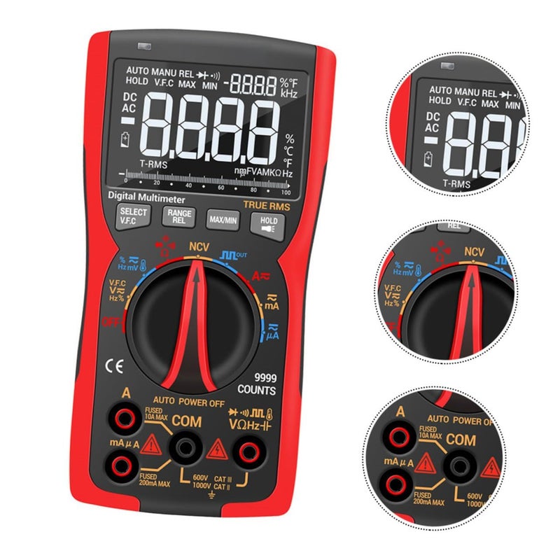 Digital Multimeter High Accuracy LCD Screen Electric Tester Without Battery - Image 5