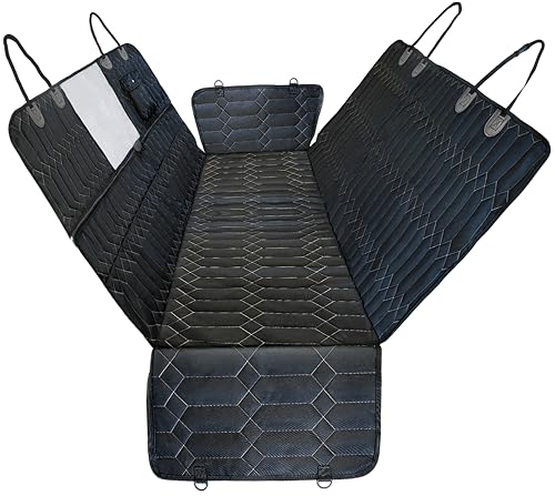 Magnelex Dog  Seat Cover 6in1 Dog Hammock for Cars Trucks SUVs Seat Cover for Back Seat with Mesh Window Waterproof and Nonslip Back Seat Pet Cover for Dogs Large Size - Image 2