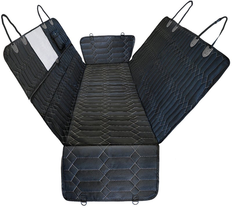 Magnelex Dog  Seat Cover 6in1 Dog Hammock for Cars Trucks SUVs Seat Cover for Back Seat with Mesh Window Waterproof and Nonslip Back Seat Pet Cover for Dogs Large Size - Image 3