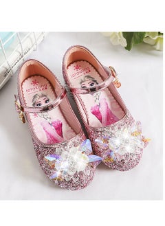Generic Girls princess shoes new style children's crystal shoes fashionable princess shoes high heel children's shoes little girl performance shoes  - Image 2