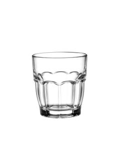 Bormioli Rocco Bormioli Rocco Rock Bar Stackable Juice Glasses - Set Of 6 Dishwasher Safe Drinking Glasses For Soda, Milk, Coke, Beer, Spirits - 6.75oz Durable Tempered Glass Water Tumblers For Daily Use  - Image 1