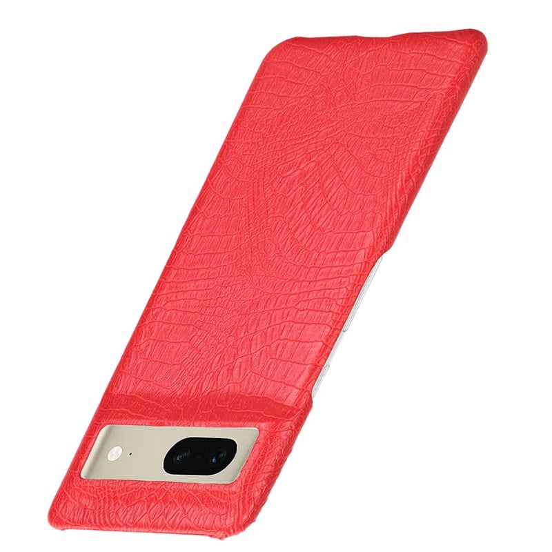 HuHa Case Cover For Google Pixel 7 Pro 5G Shockproof Crocodile Texture PC + PU Case(Red) - Image 3