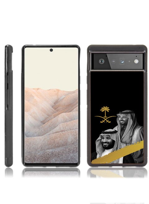 TPU Protection and Hybrid Rigid Clear Back Cover Case Mohammed Bin Salman for Google Pixel 6