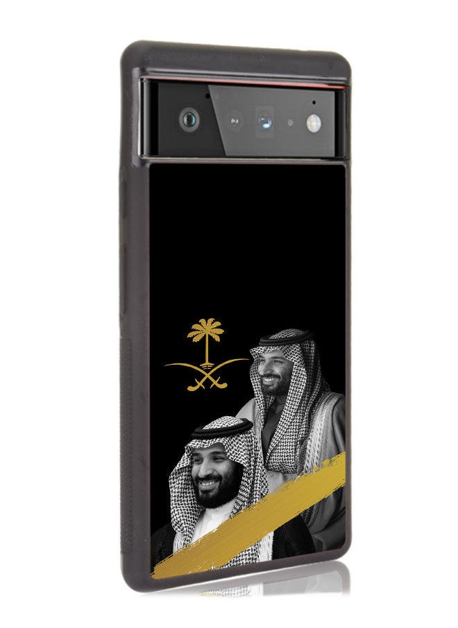 TPU Protection and Hybrid Rigid Clear Back Cover Case Mohammed Bin Salman for Google Pixel 6