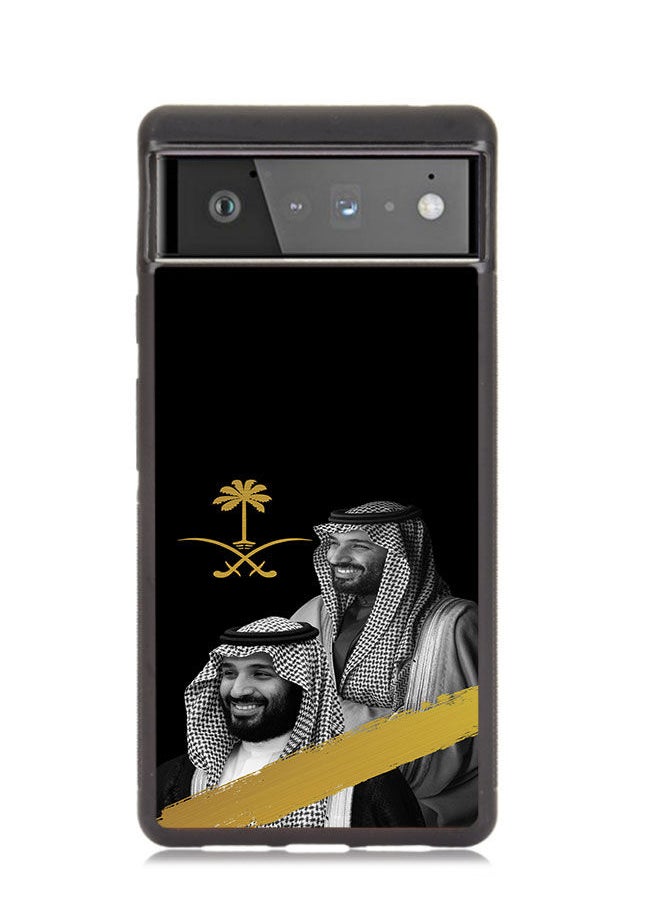 TPU Protection and Hybrid Rigid Clear Back Cover Case Mohammed Bin Salman for Google Pixel 6