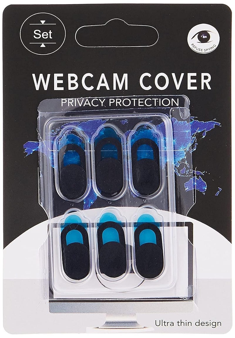 YumLock 3 Pcs Ultra-Thin Webcam Cover Slide for Laptop, MacBook Pro, iPhone, Android Smartphones – Privacy Protector