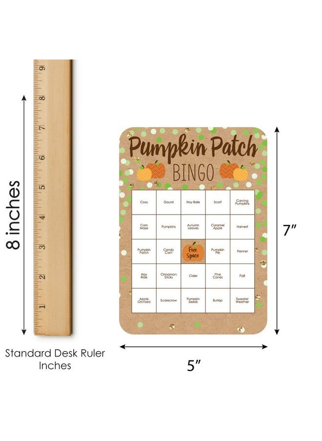 Big Dot of Happiness Big Dot of Happiness Pumpkin Patch - Bingo Cards and Markers - Fall, Halloween or Thanksgiving Party Bingo Game - Set of 18  - Image 5