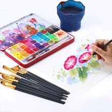 Twizzle Art Brush Set for Artists, Painting Brushes Set of 12 Professional Round Pointed Tip Nylon Hair Artist Acrylic Paint Brush for Acrylic/Water Colour/Oil Painting - Image 5
