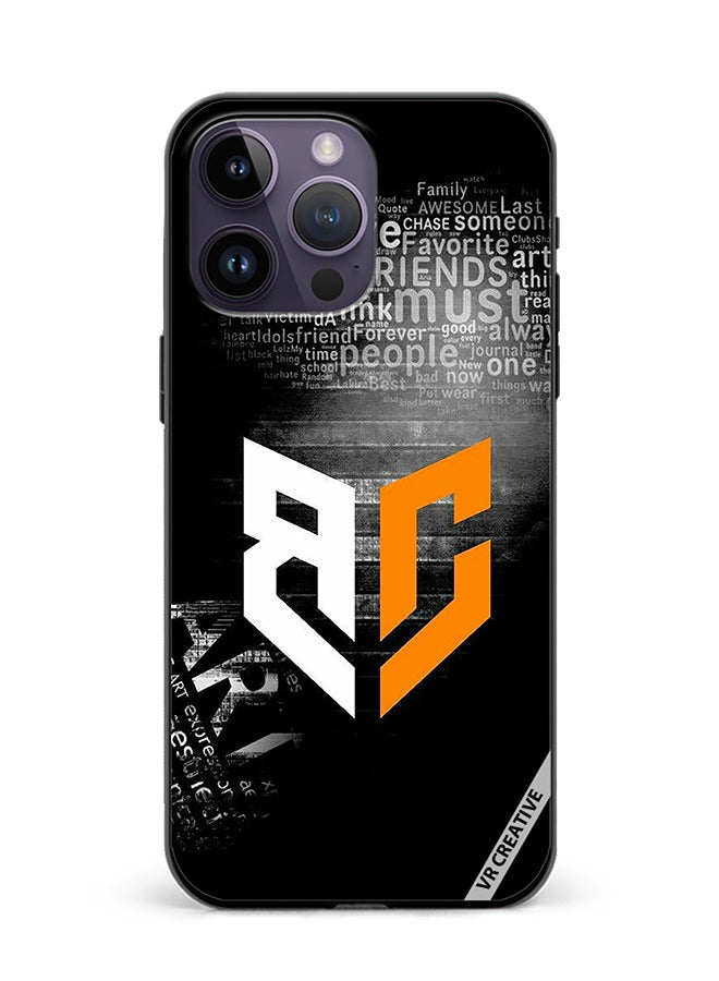 VR CREATIVE Protective Case Cover For Apple iPhone 15 Pro Max Bg Logo Design Multicolour - Image 1