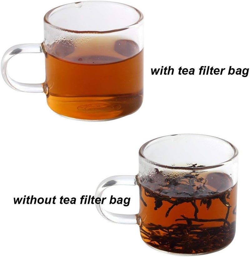 BEFORYOU 400 Pack Disposable Drawstring Tea Filter Bags Safe & Natural Unbleached Paper Tea Infuser Drawstring Empty Bag for Loose Leaf Tea (7 x 9, Natual Color) - Image 3