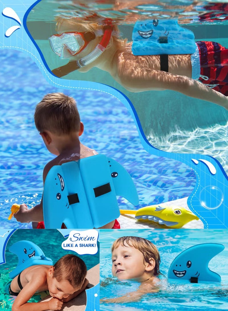 قطوب سباحات طافية - حزام السباحة للأطفال والشباب - حزام خصر لحوض السباحة مع أحزمة قابلة للتعديل لتجربة سباحة آمنة ومريحة وتدريب - مساعد تعلم سباحة عالي الطفو للأطفال - Image 4