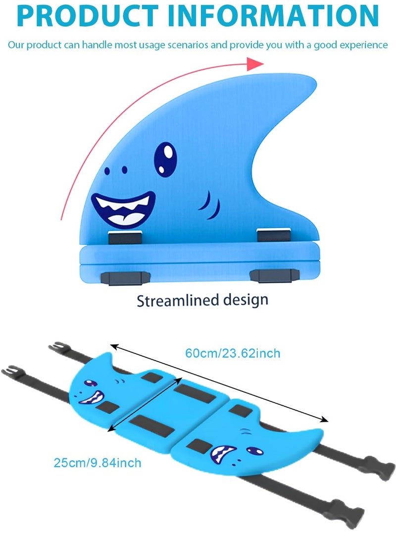 قطوب سباحات طافية - حزام السباحة للأطفال والشباب - حزام خصر لحوض السباحة مع أحزمة قابلة للتعديل لتجربة سباحة آمنة ومريحة وتدريب - مساعد تعلم سباحة عالي الطفو للأطفال - Image 5