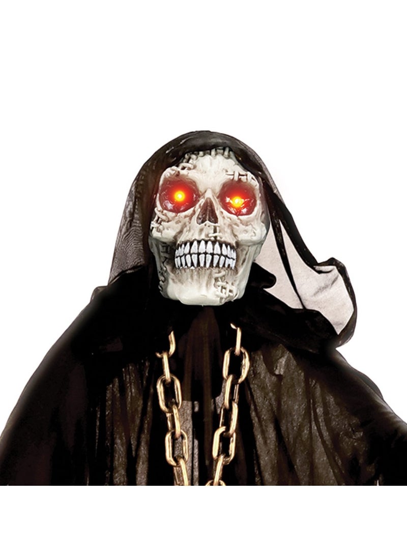 MAD TOYS Animated Hanging Chained Reaper Halloween Decoration - Image 4
